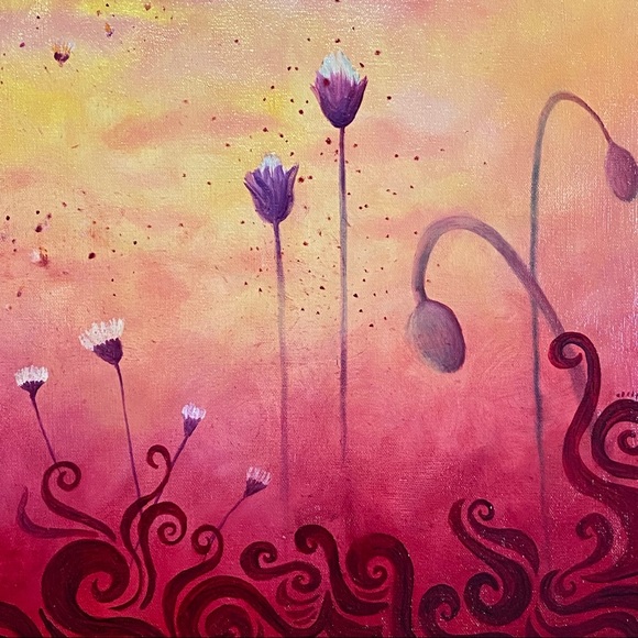 Original Art 🖼 Oil on Canvas Painting 🎨 30”x30” - Picture 4 of 7